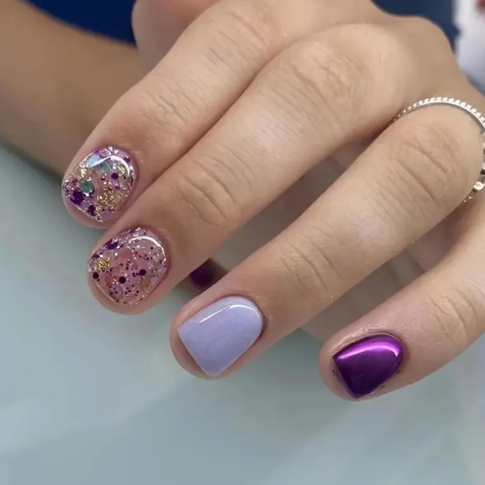 24 Pieces Fake Press On Nails